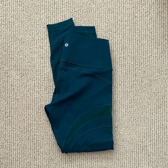 lululemon athletica Pants - lululemon athletica Womens leggings Dark Teal